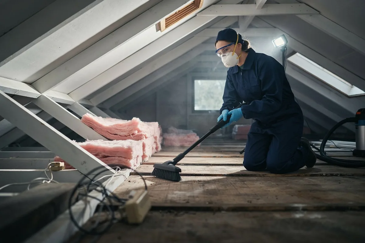 Attic mold remediation in Gulfport, MS